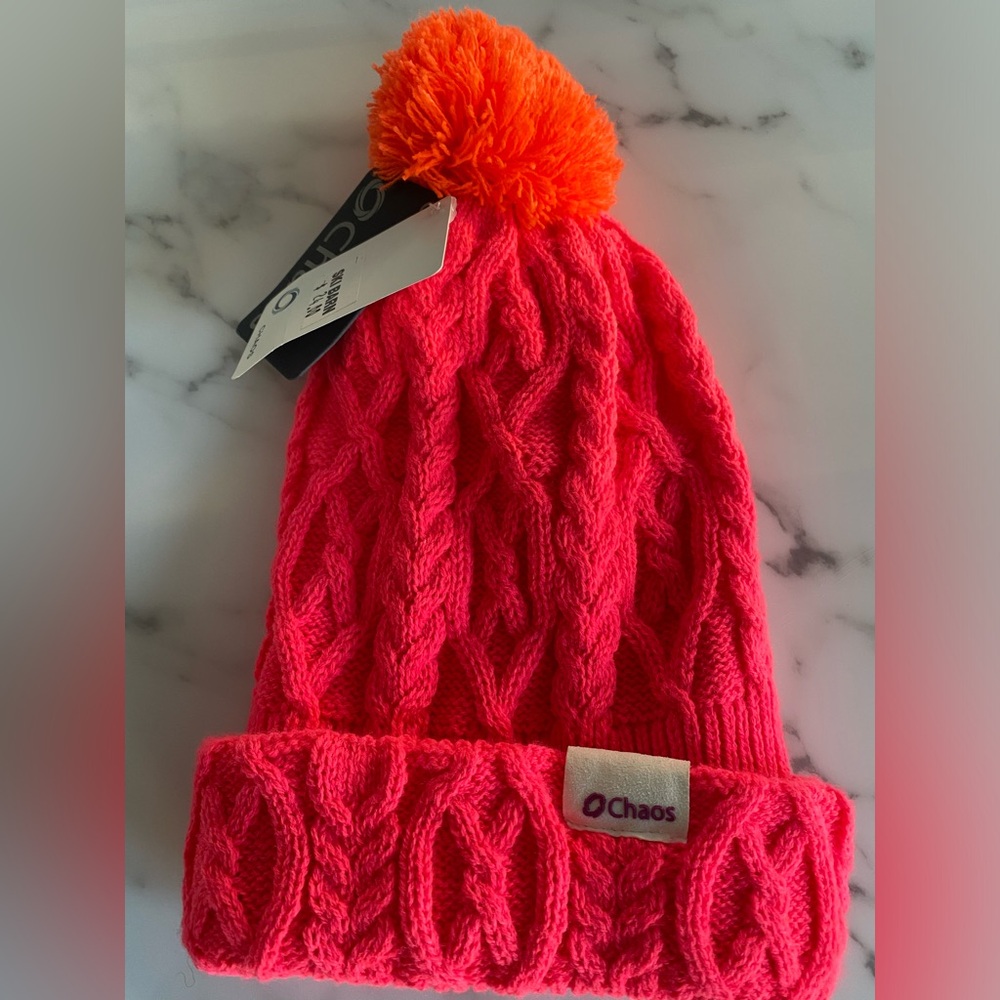 Junior girls one size ski hat New with Tags
